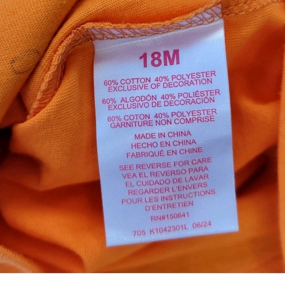 Hello Kitty "Happy Halloween" 2 piece set Size 24M-12M- AND- 2 18M - Picture 6 of 6